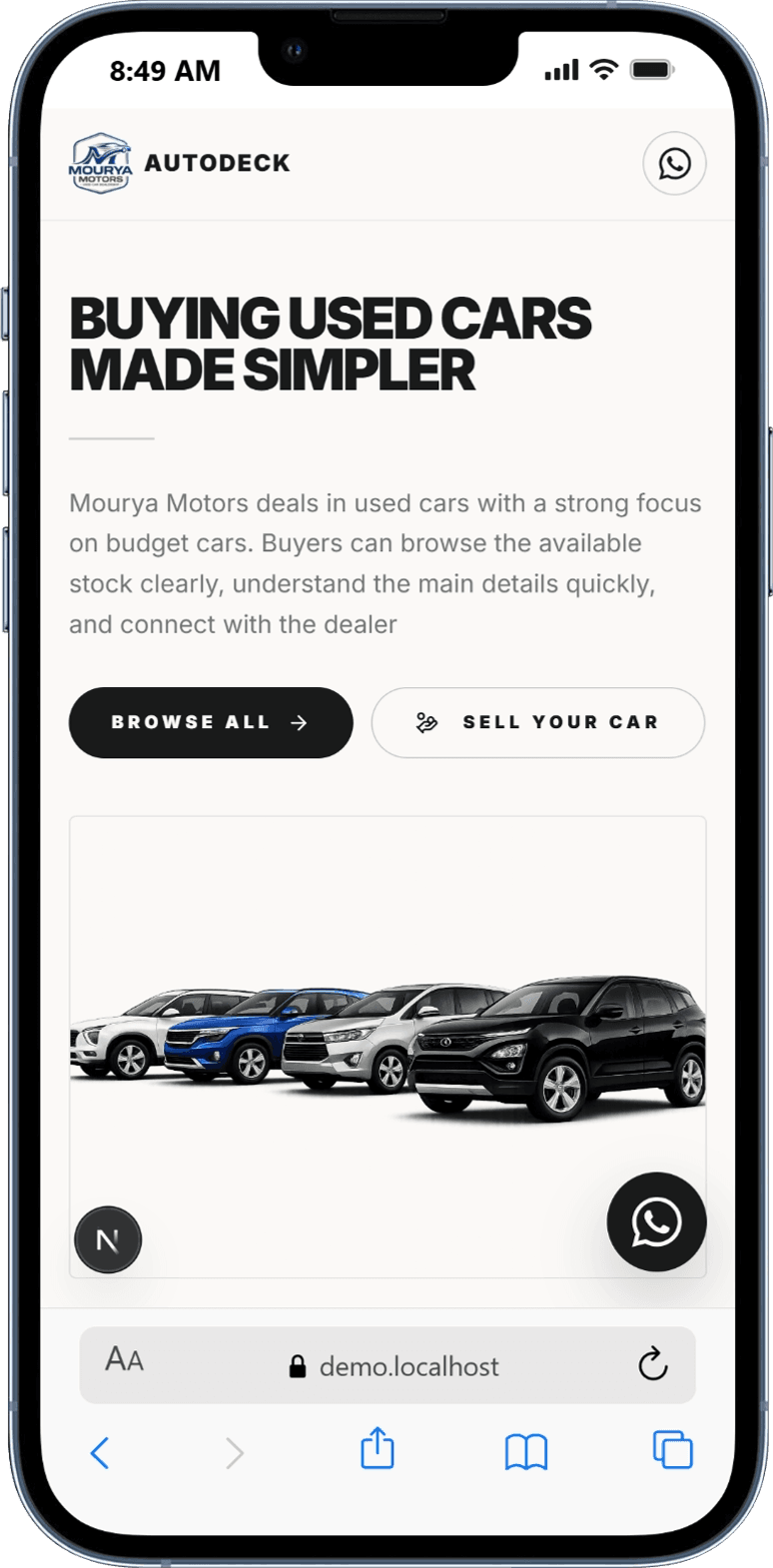 Heritage iPhone mockup